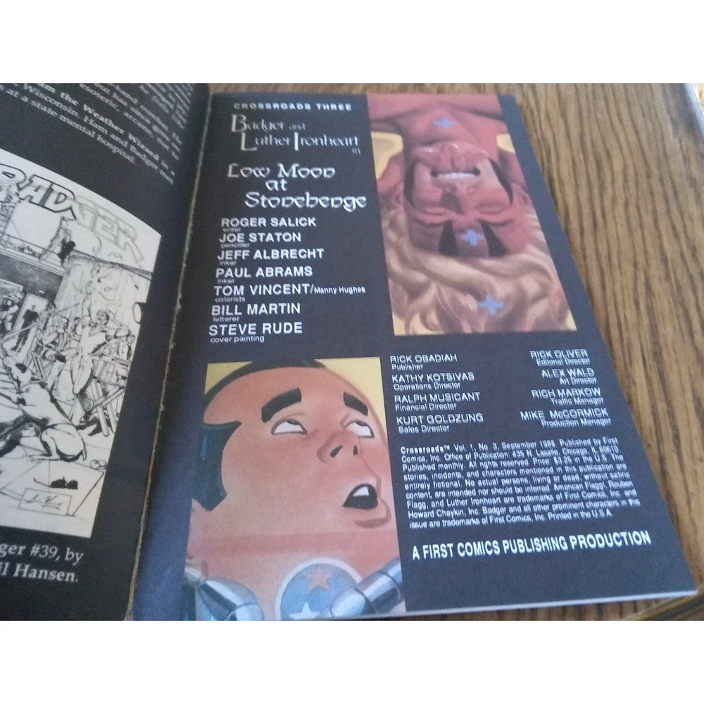 Crossroads #3 (September 1988 First Publishing)